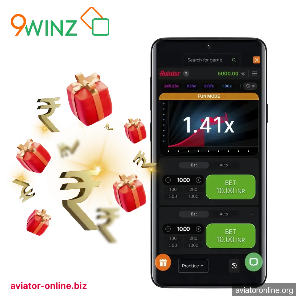Before playing Aviator, don't forget the bonus promo code from 9winz casino.