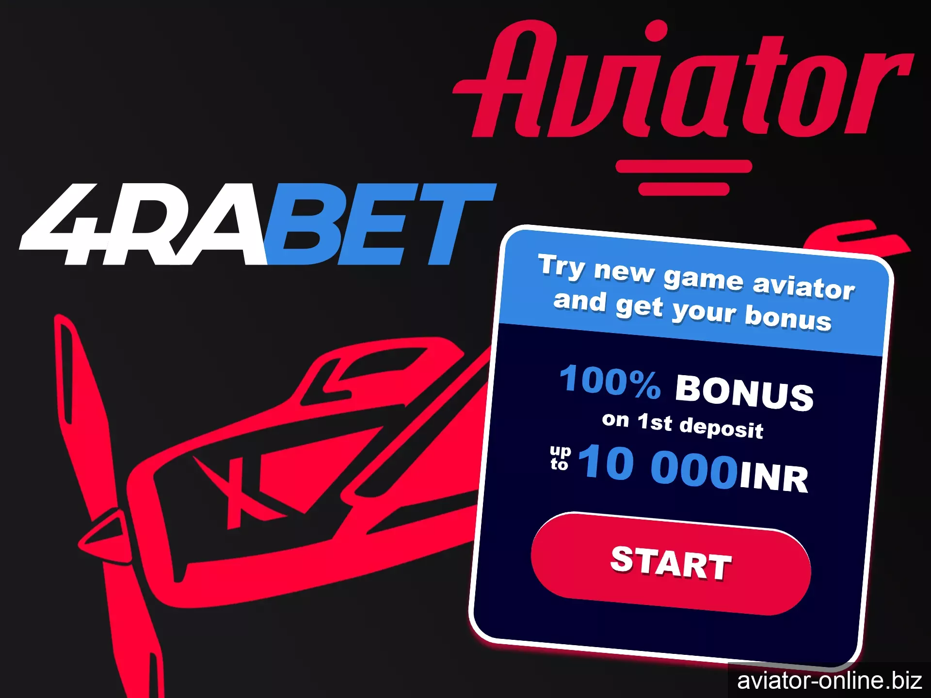 Get bonuses on 4rabet for playing Aviator.