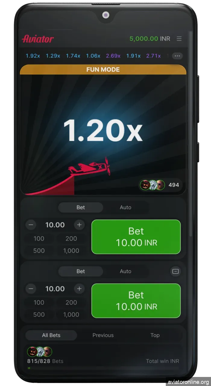 Aviator game begins as plane prepares for takeoff.