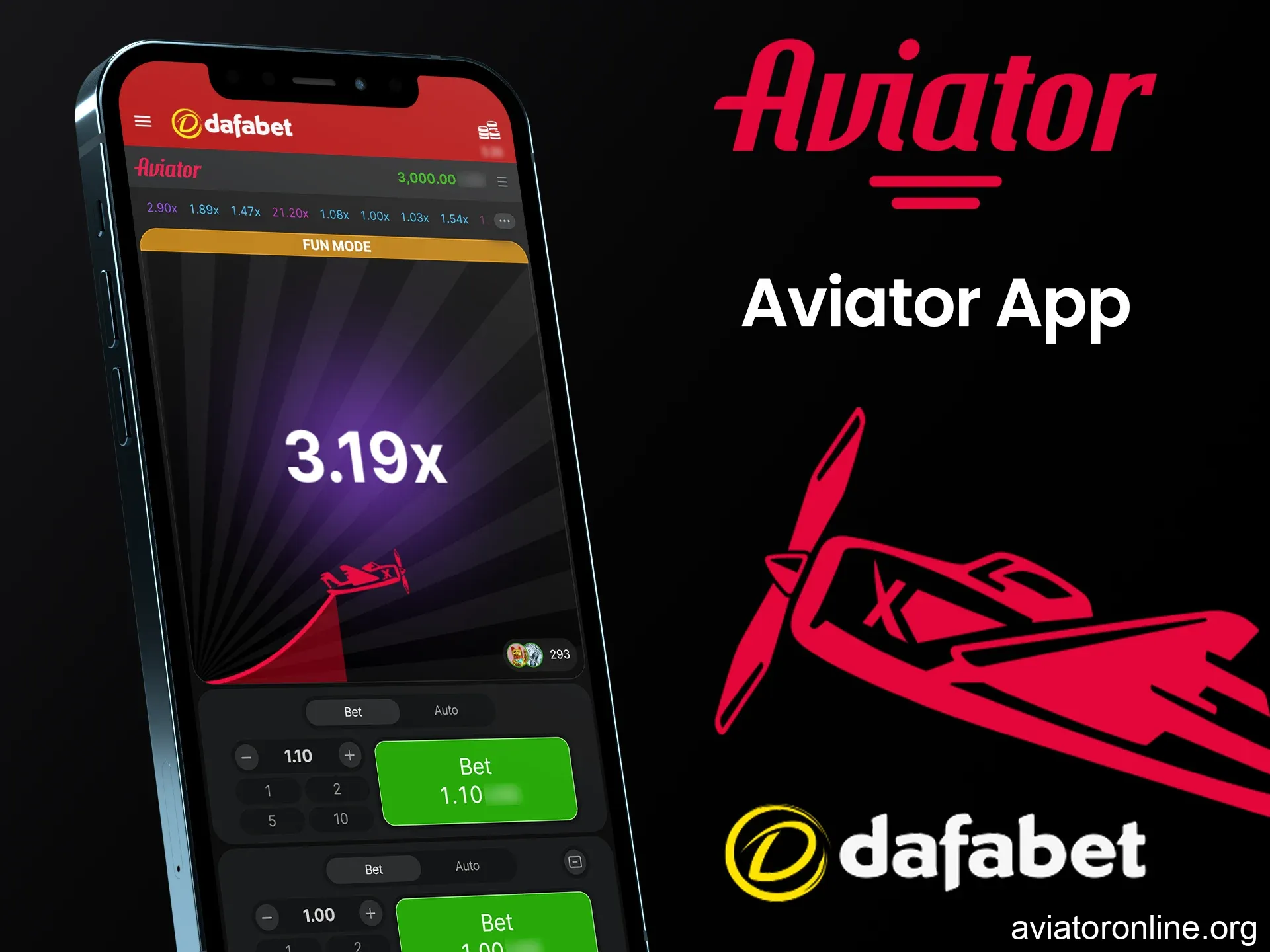 Enjoy playing Aviator on the Dafabet app.