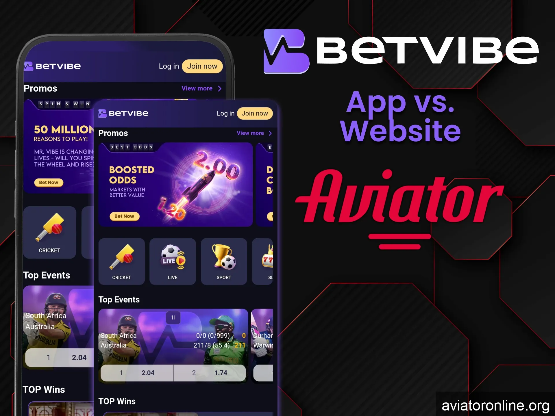 Play Aviator in a convenient way on BETVIBE.
