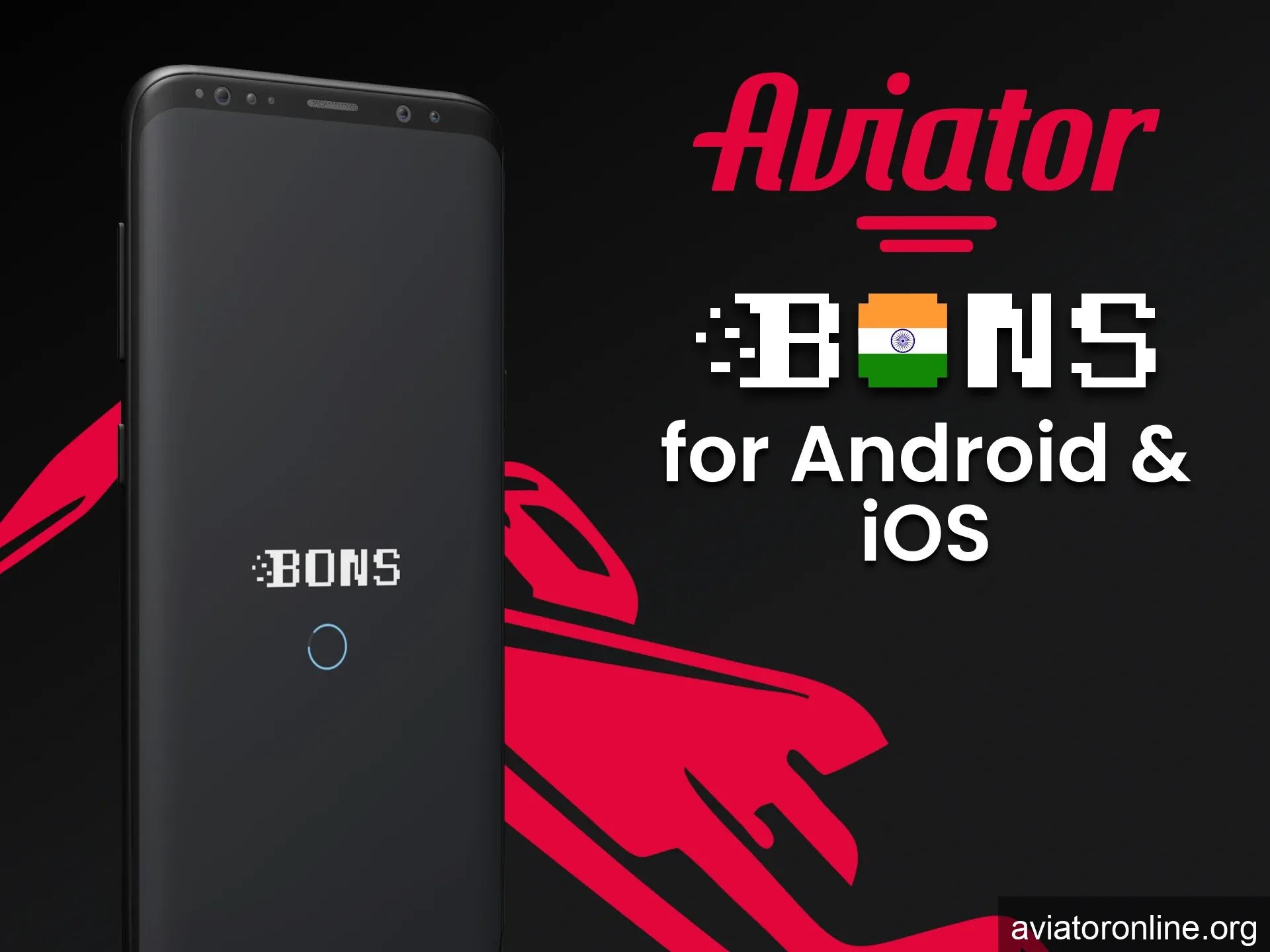 Play the Bons app for smartphones in Aviator.