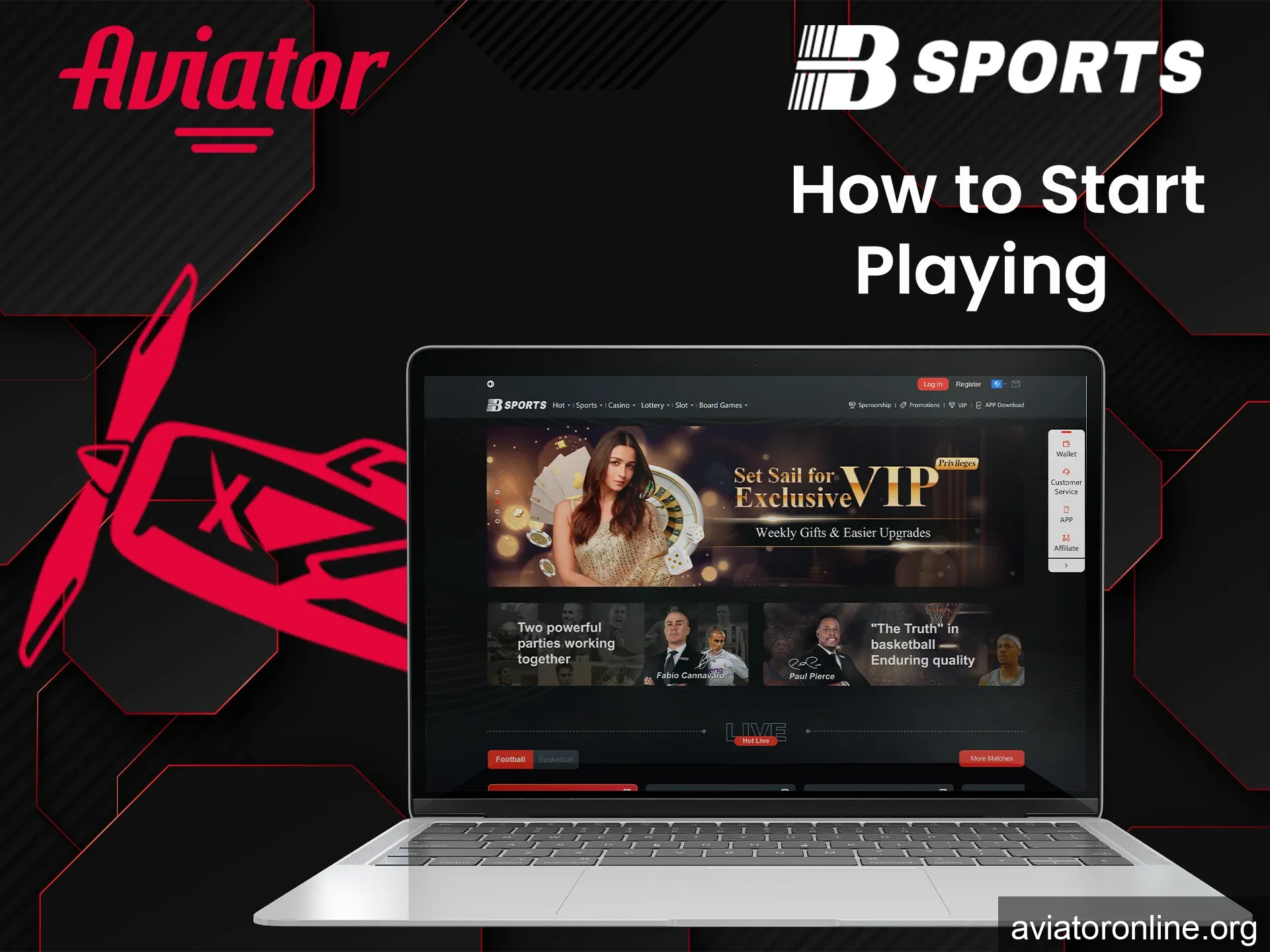 What you need to do to start playing Aviator on Bsports.