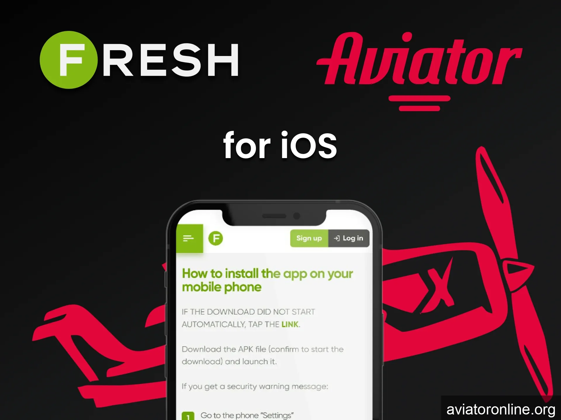 Play Aviator on the Fresh Casino iOS app.