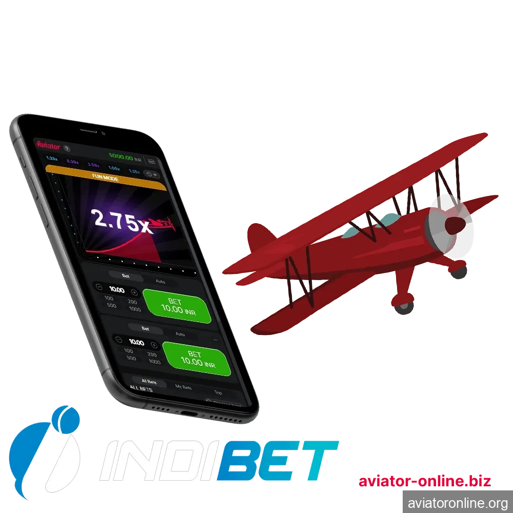 Try Aviator on the Indibet app.