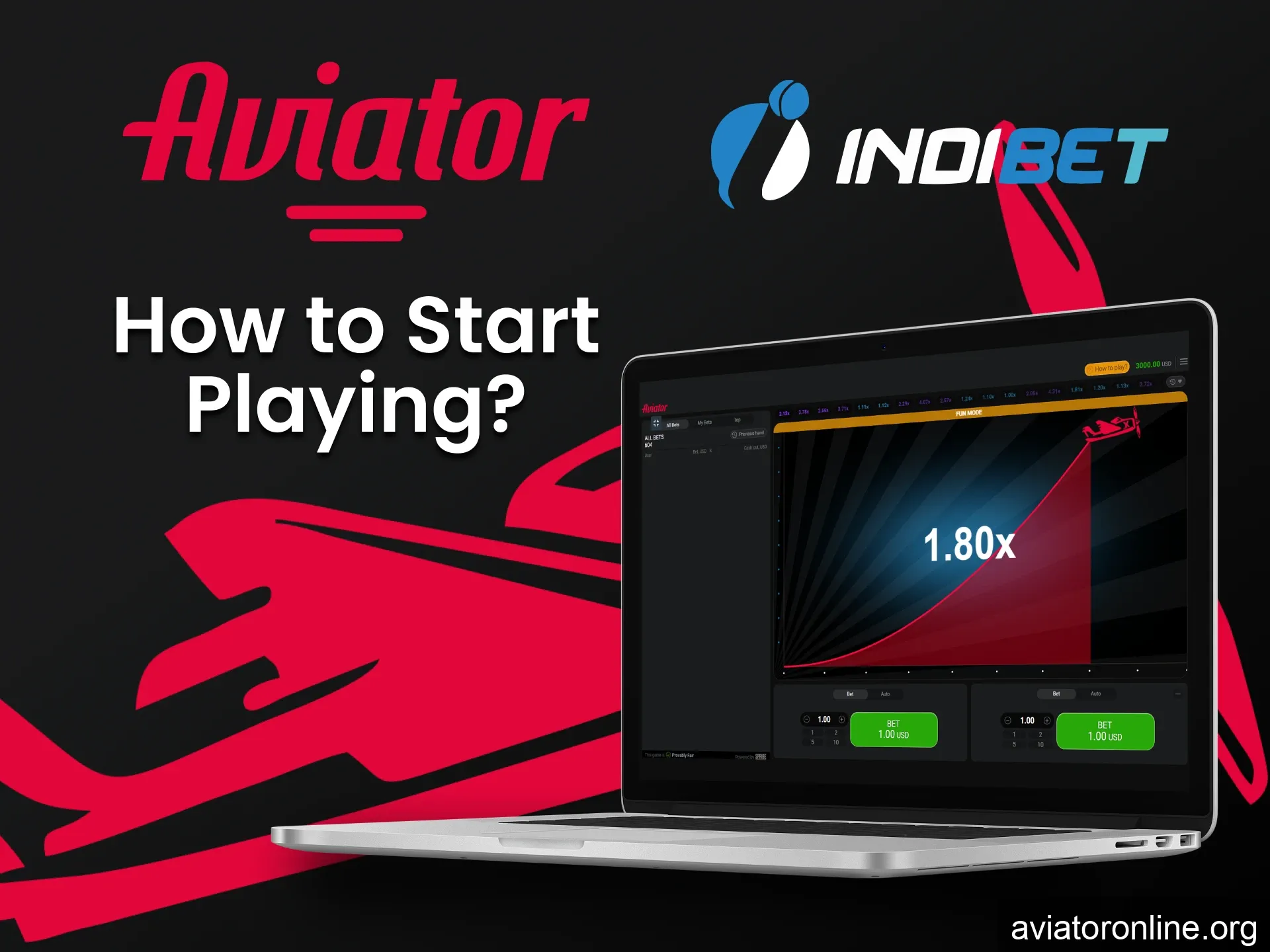 Go to the Indibet games section to play Aviator.