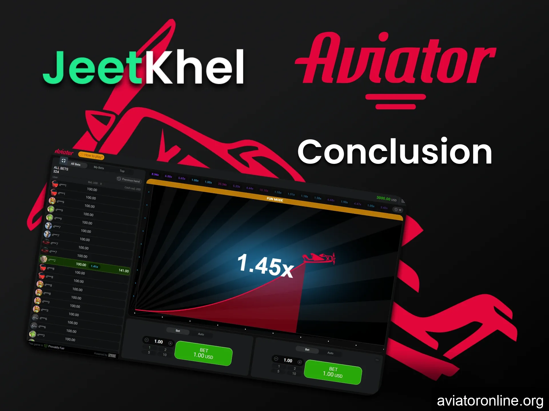 You won't find a better site for playing Aviator than JeetKhel.