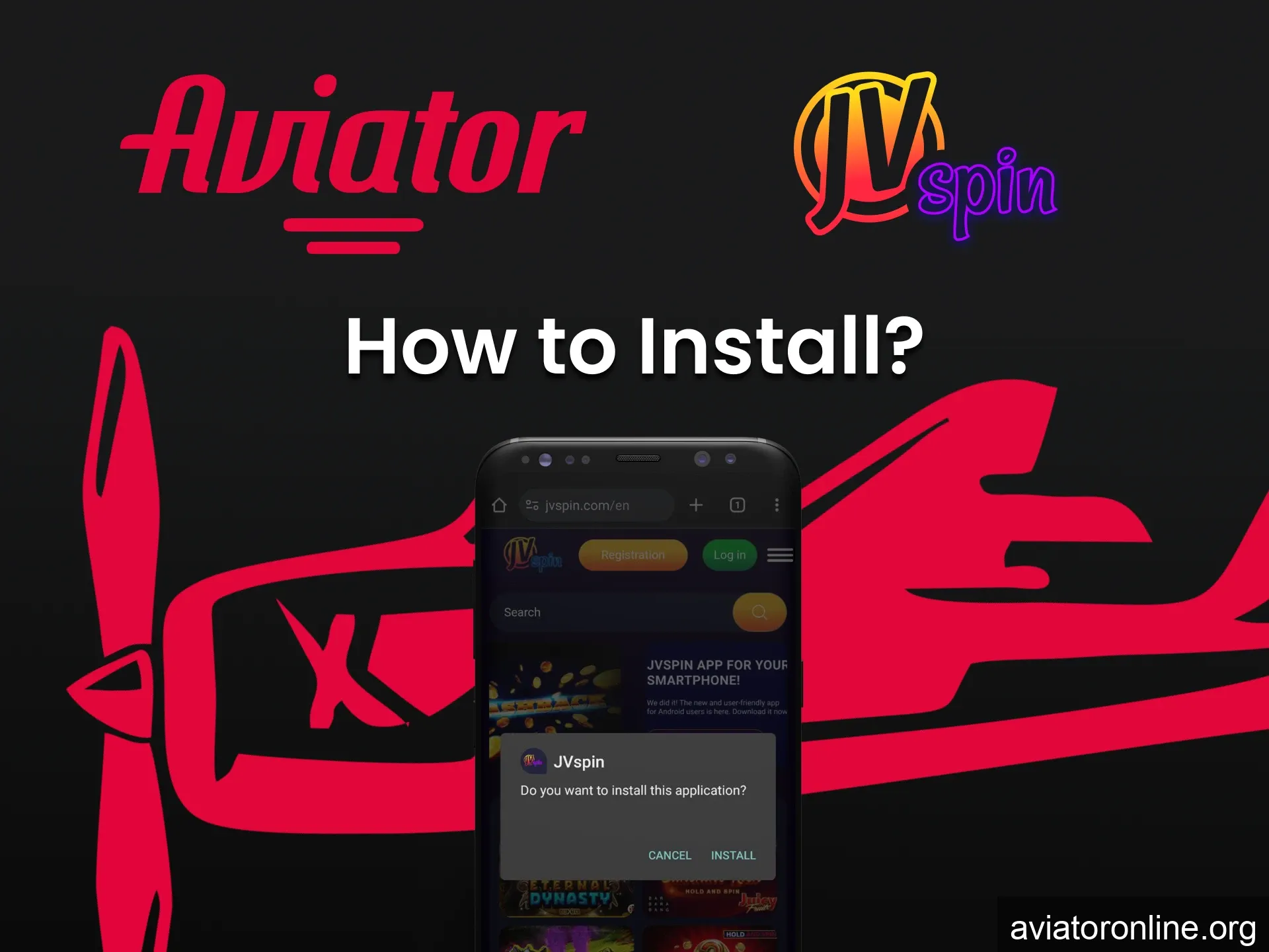 We will tell you how to install the JV Slot application to play Aviator.