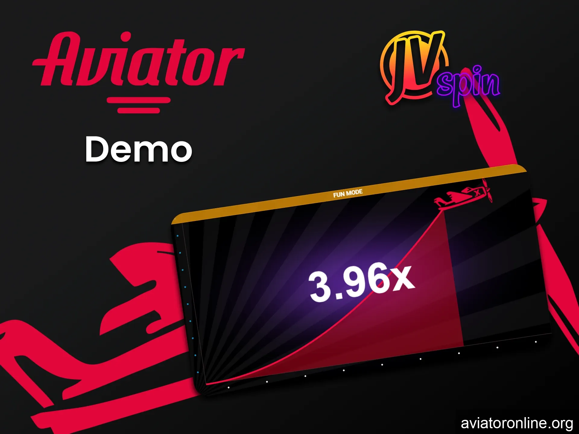 JV Spin has a demo version of the game Aviator.