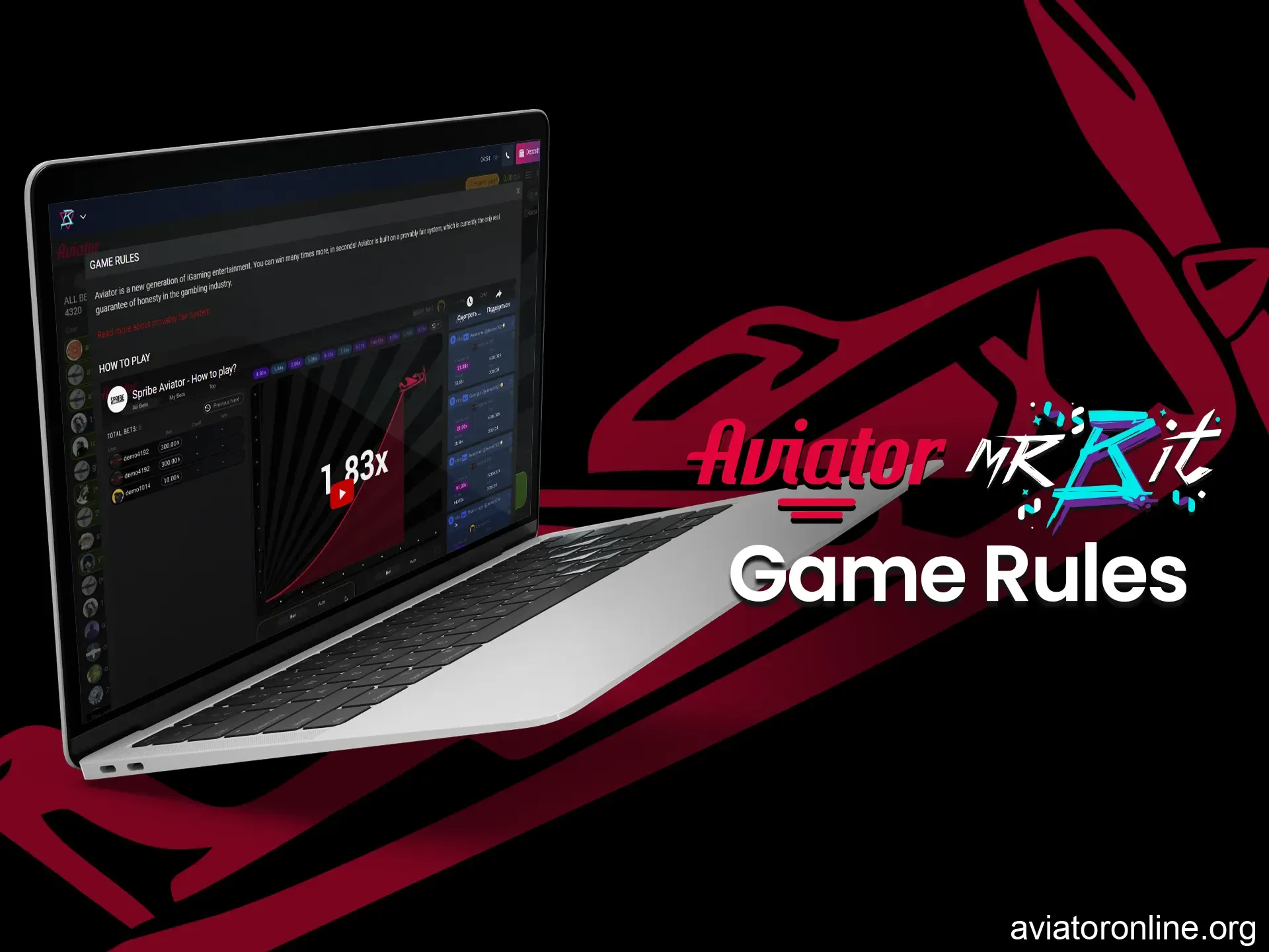 Try understand the rules of the game for winning Aviator at Mr. Bit.