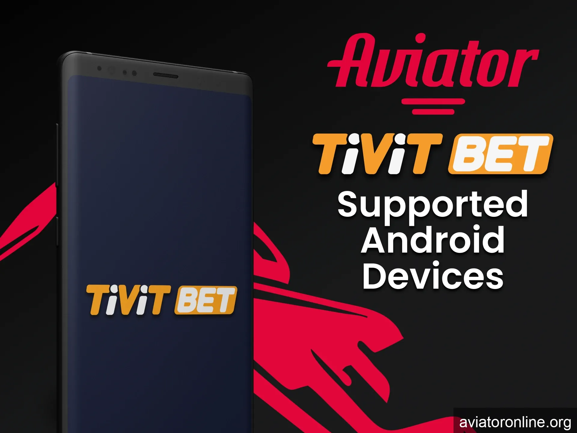 Choose Android devices to play Aviator in the Tivitbet app.