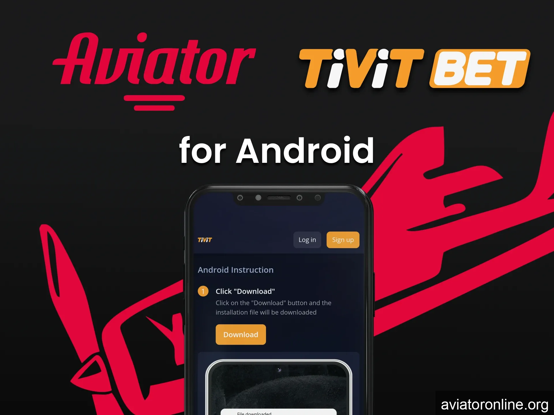 Play Aviator on the Tivitbet Android app.
