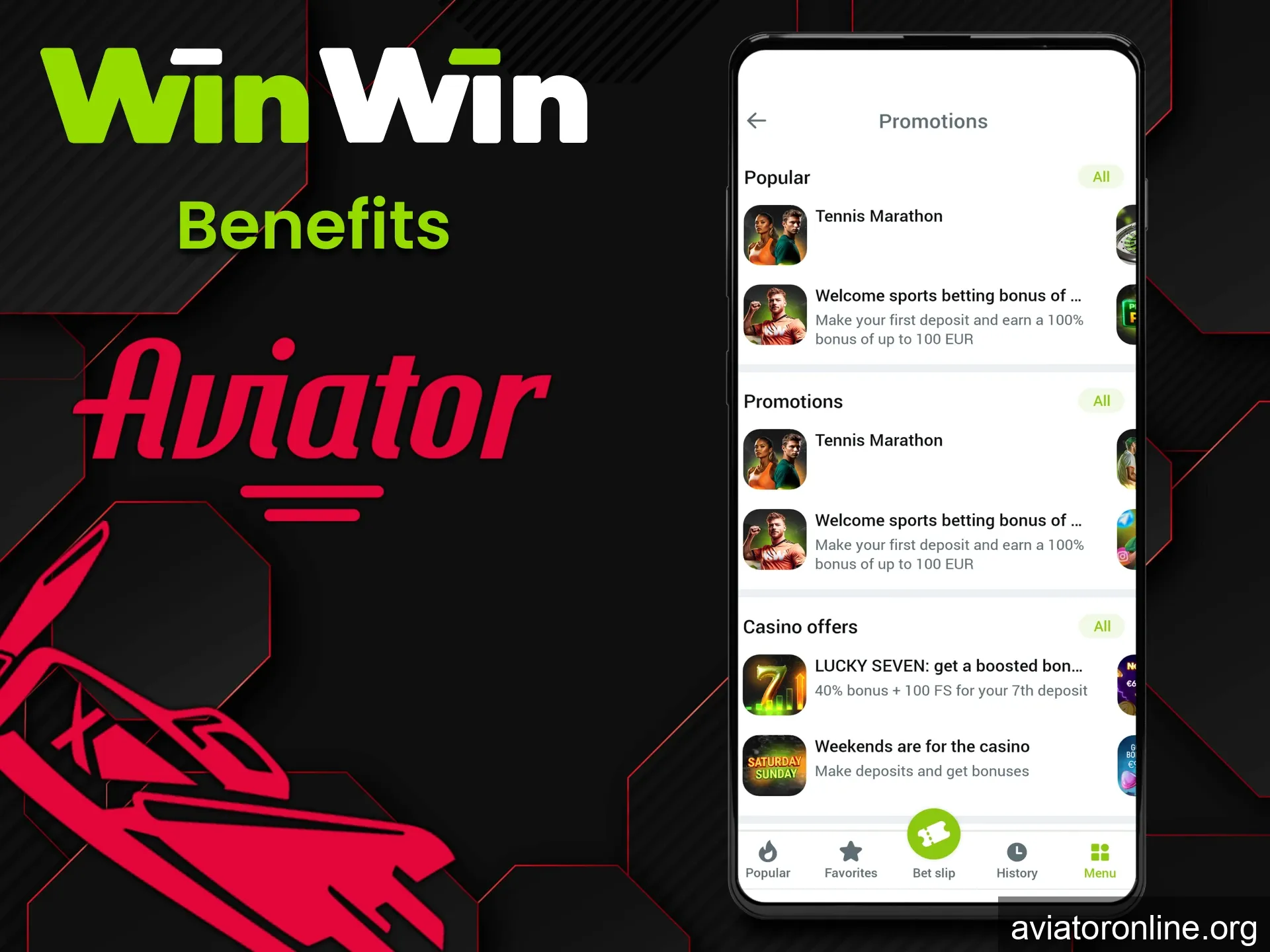 We will tell you about the advantages of the WinWin application for the Aviator game.
